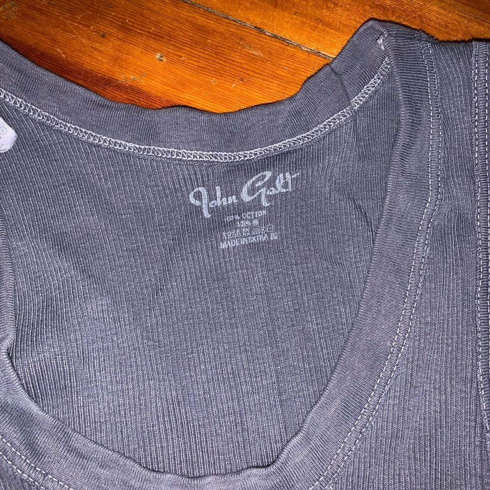 Navy blue John galt tank